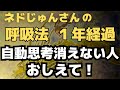 【ネドじゅんさん呼吸法】一年経過 自動思考消えない人に様子を聴きたい🌸