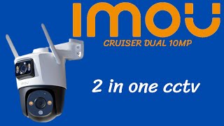 IMOU  Cruiser Dual 10MP      กล้อง  Mini Speed Dome   2  in one   Dual Lens