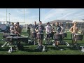 California Aggie Marching Band Uh And The Cal Poly Mustang Band Combined Show - Cal Poly Mustang Band Drumline | Mr. P's 9-27-2018