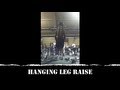 Advanced Bodyweight Exercise - Abdominal Hanging Leg Raise