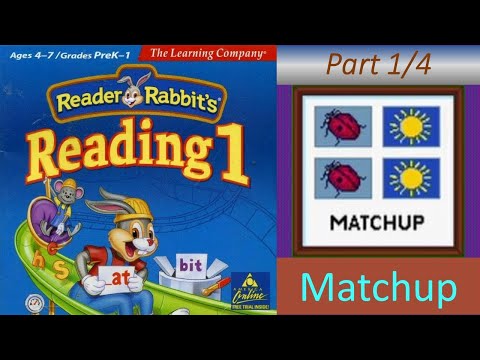 Reader Rabbit Reading 1 - Part 1/4: Matchup Game