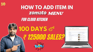 How to Add Items in Zomato Menu | Zomato Partner Menu Editing Step-by-Step | Cloud Kitchen Tutorial