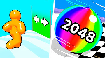 Ball Run 2048 ⚔️ Tall Man Run - All Levels Update Gameplay Android & IOS - NEW APK!