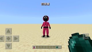 What's inside the 3D SQUID GAME RED SOLDIER in Minecraft PE? screenshot 4