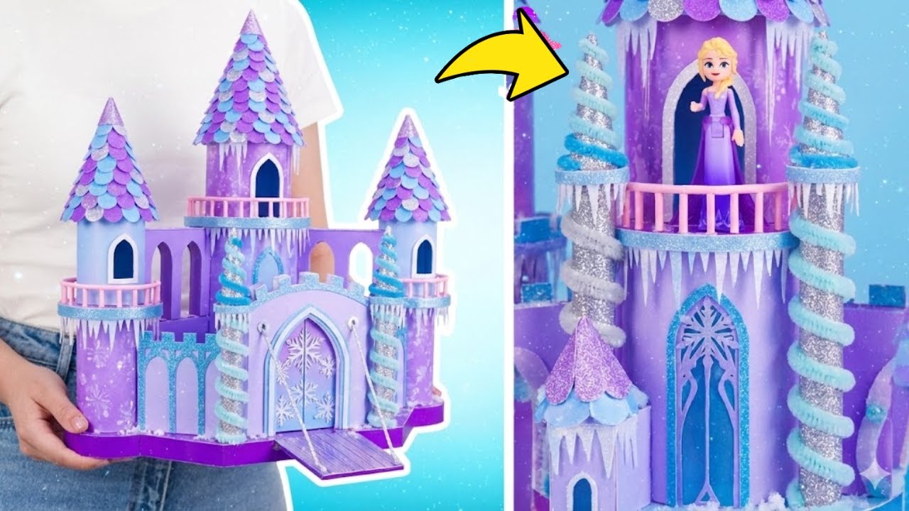 Escapada de Nieve | Tutorial de Manualidades Invernales ❄️✨🎨