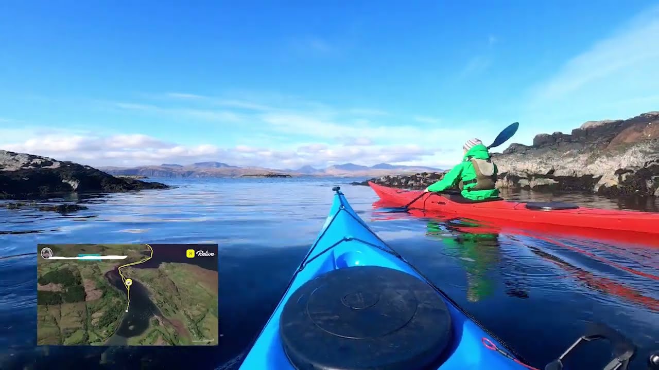 Lovely day for a paddle out of Loch Feochan and down to Puilladobhrain.