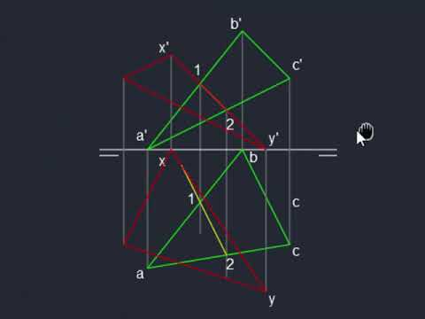 Tutorial 15. Geometría Descriptiva. Intersección de Planos