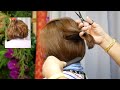 Beautiful bob haircut change you look beautiful ตัดผมบ๊อบ ตรง ตรง พอดี พอดี