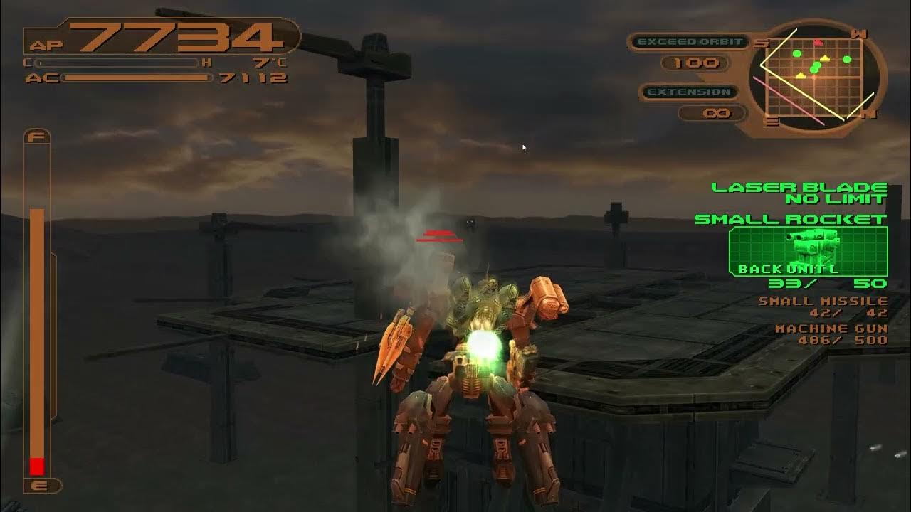 Armored Core 3 - PS2 Gameplay UHD 4k 2160p (PCSX2) 