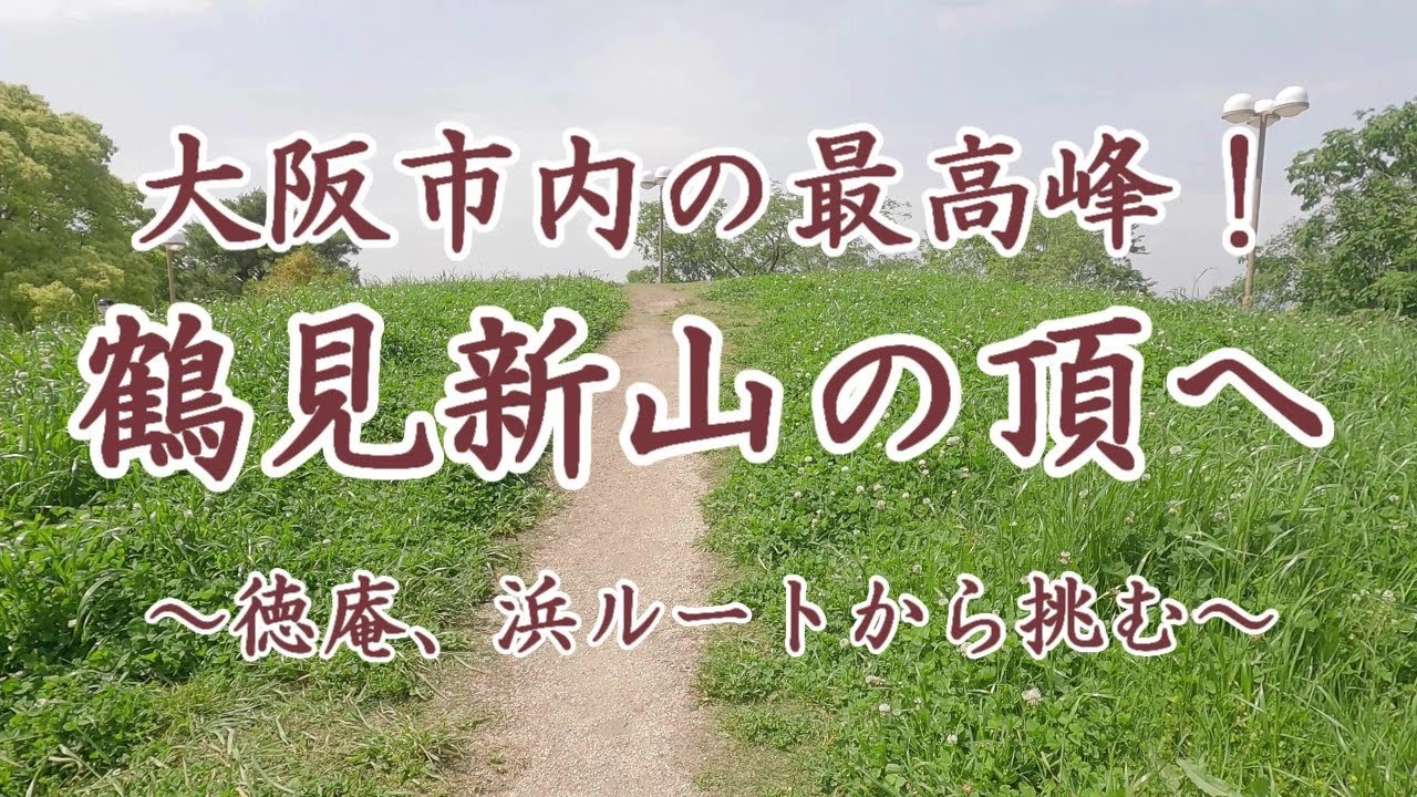 大阪市内最高峰 鶴見新山の頂へ 徳庵 浜ルートから挑む 鶴見緑地 Youtube