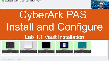 1.1 Vault Server and Client Installation v10.9 - CyberArk PAS Install and Configure Lab