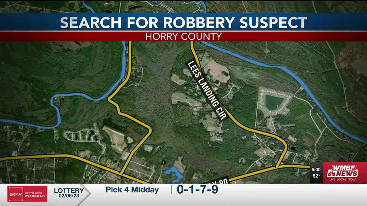 Horry County police close Highway 90 in search for bank robbery suspect ...