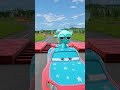 Pixar Cars–Inspired Purple RED Twin Takes on a Lava Challenge | BeamNG.drive