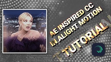 AE Inspired CC In Alight Motion Tutorial