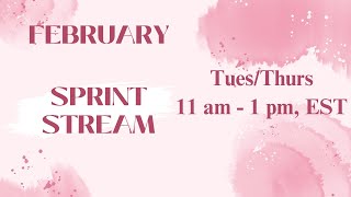 Coworking Sprint Stream for February 25   I   Heart Breathings Writing Community @HeatherDeweyPettetEdits