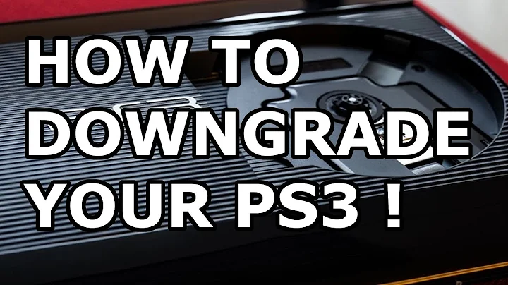 How To Downgrade a PS3 Any CFW To 3.55 - Voice Tutorial with downloads [HD]