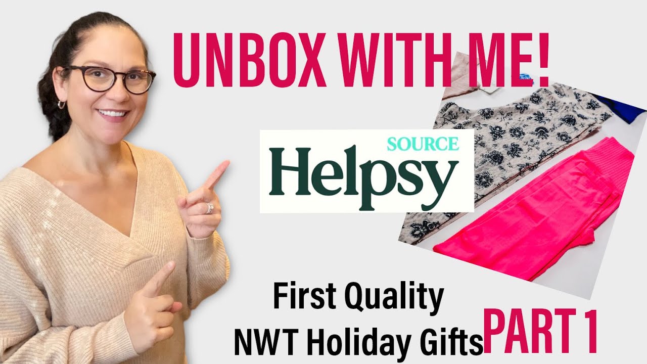 Unbox with Me Helpsy Source First Quality Holiday Gifts Box PART 1