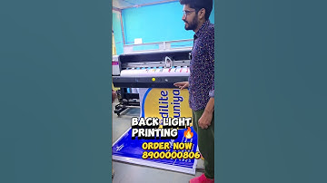 Back Light Printing 🔥😍🔥 #flex #flexprinting #backlight #shorts #shortsviral