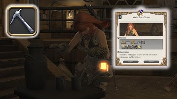 QQ - FFXIV - Miner Level 25 - Water From Stone