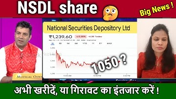 NSDL share latest news,nsdl ipo Buy,hold or sell?,Analysis,cdsl,nsdl share for long term target 2030
