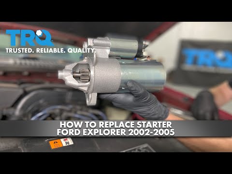How to Replace Starter 2002-2005 Ford Explorer - YouTube