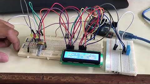 Sensor Suhu DHT11 - LCD LED