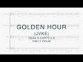 Golden hour  ssaa a cappella arrangement by emily drum