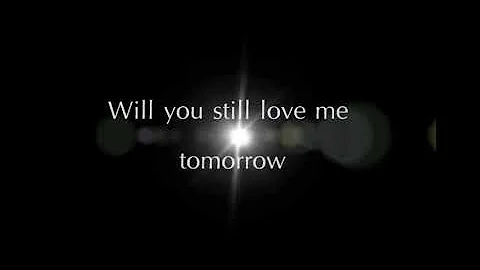 Cindy Rowe Will you still love me tomorrow
