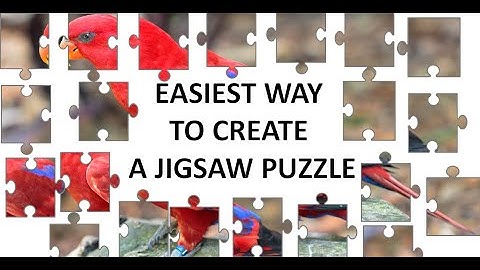 Easiest way to create a Jigsaw Puzzle