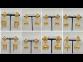 Latest Gold Earrings Designs |Gold Jhumka Designs With Weight And Price |Gold Earrings Designs