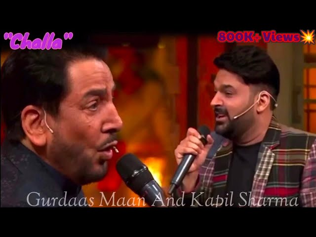 Kapil Sharma Singing Challa || Gurdas Maan Ji की Chhalla song पर outstanding live performance class=