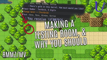 MAKING A TESTING ROOM IN RPG MAKER MZ/MV, AND WHY YOU NEED TO