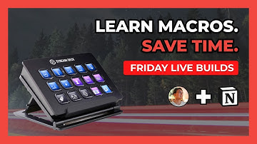 Setting up my stream deck for increased productivity (+ integrating with Notion!) (Ep. 72)