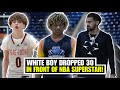 Shaggy white boy went off in front of trae young loud city vs team trae young highlights