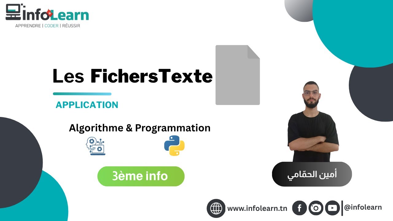 Les fichiers textes en Algorithmique et Python - Application ( 3ème ...