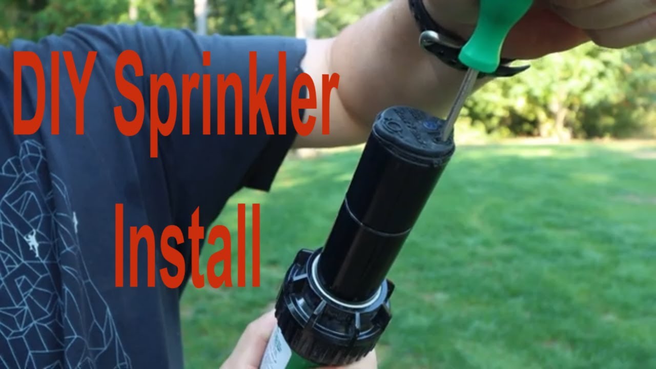 How to Install a Sprinkler System - YouTube