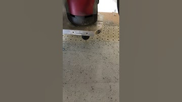 Drilling the working plate for my OpenPnP machine