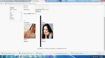project art gallery management system