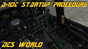 DCS World: A-10C Startup Procedure