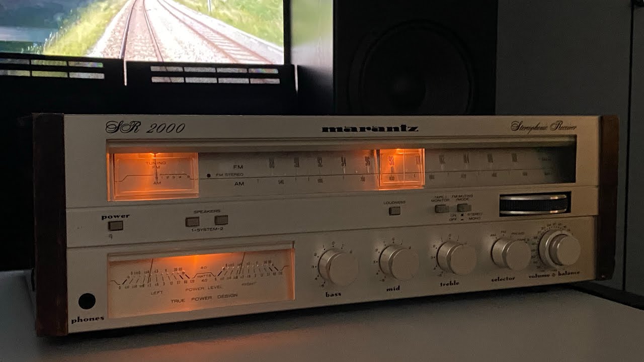 Receiver da MARANTZ model SR-2000 conservação raríssima - YouTube