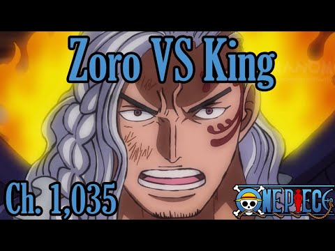 Spoiler Warning One Piece Ch 1 035 Zoro Vs King Youtube