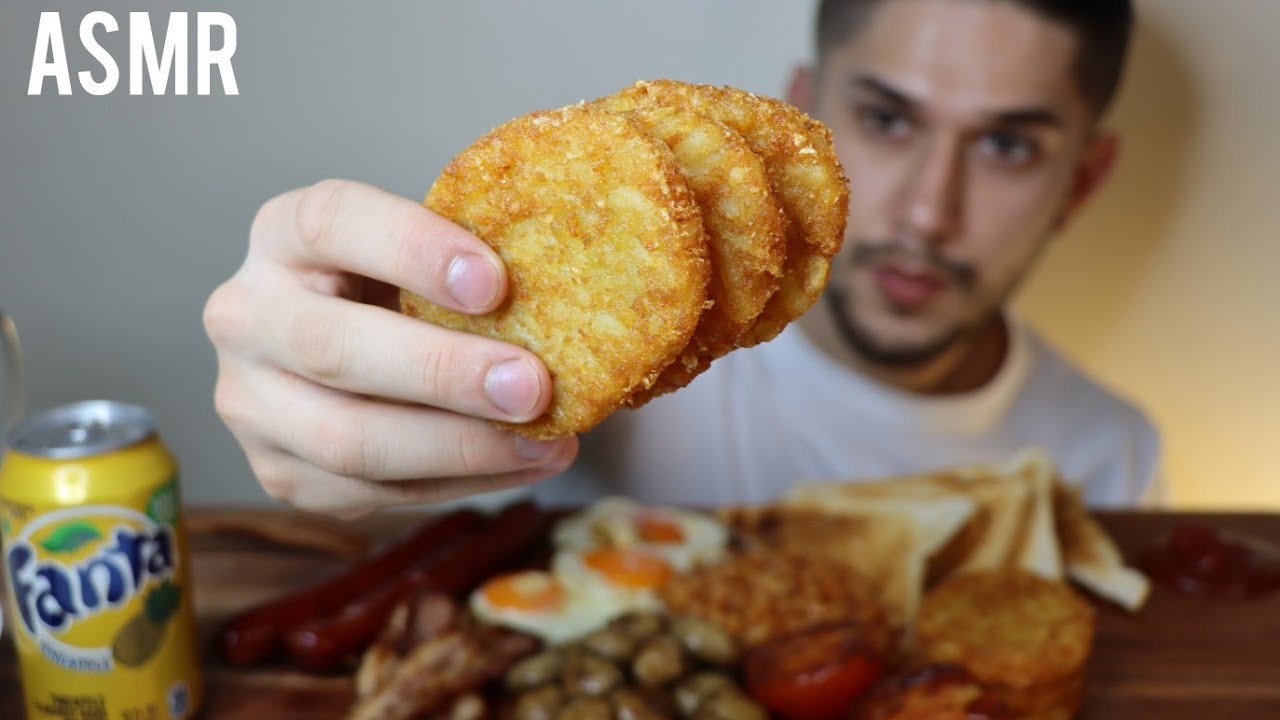 ASMR FULL ENGLISH BREAKFAST | MUKBANG *REAL EATING SOUNDS*