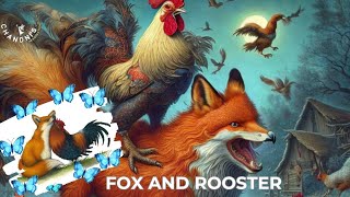 Fox And Rooster 🦊 🐓 English Cartoon - Bedtime Stories for kids
