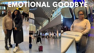 EMOTIONAL GOODBYE| SAYING GOODBYE TO GRANDMA| PREP TO TRAVEL TO NIGERIA| Goodbyes are hard to say 😭