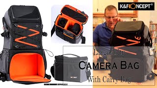 33ltr Outdoor Mountain Camera Bag from K&F Concept, this is a large padded waterproof backpack sack