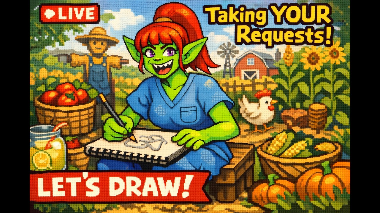 Free drawing request stream - YouTube