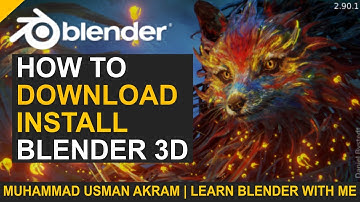 How to download and install Blender 3D on Windows 10 - [ Blender Installation Tutorial ]