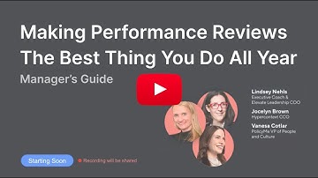 Making Performance Reviews the Best Thing You Do All Year: The Manager’s Guide