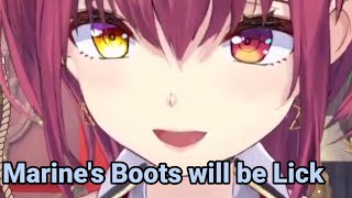 Marines Boots Will Be Lick By Pekora