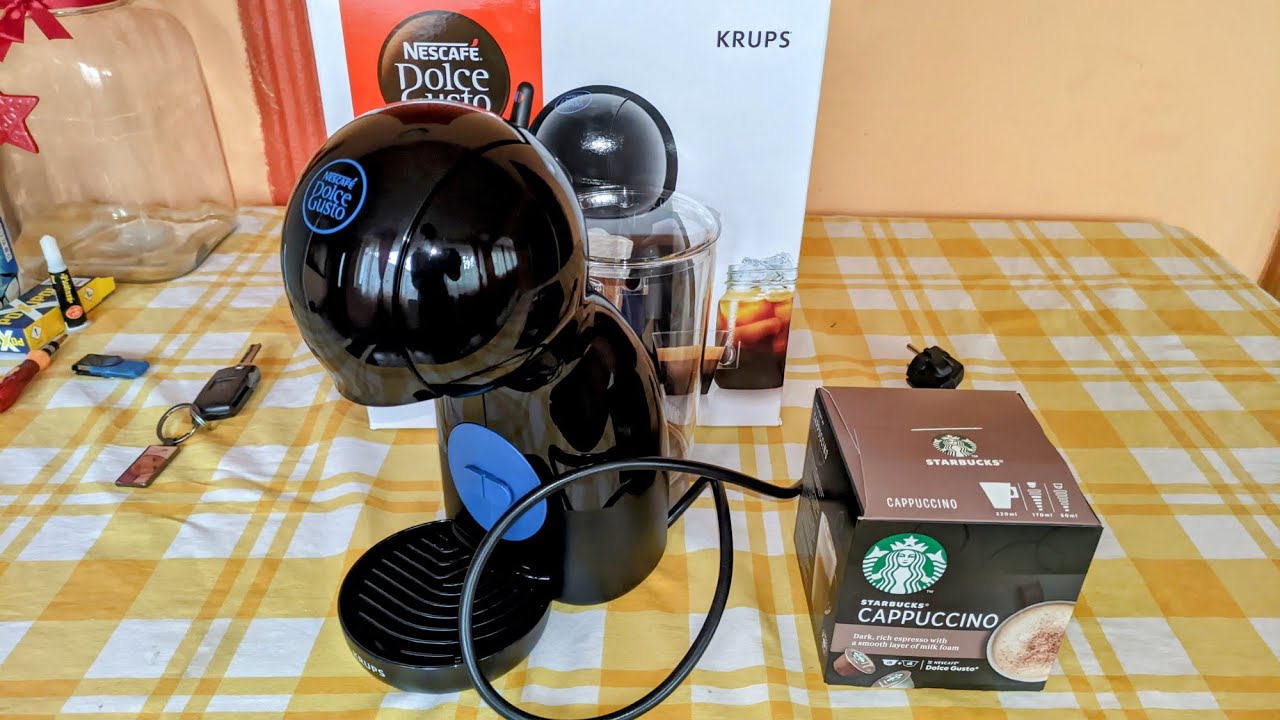 Espressor Nescafe Dolce gusto by Krupps și capsule de la Starbucks 